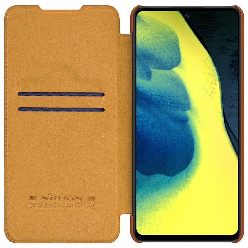 Чехол Nillkin Qin Leather Case для Samsung Galaxy A72 (2021) SM-A725 Brown (коричневый)