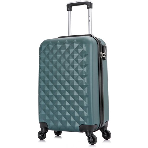 Умный чемодан L'case Phatthaya, 35 л, размер S+, зеленый