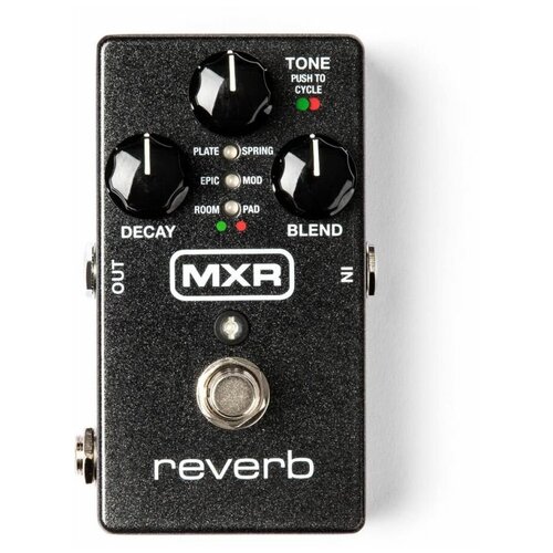 MXR M300 Reverb, педаль реверберации flamma fs02 reverb pedal reverb stereo electric guitar effects pedal with spring reverb true bypass storable preset trail on