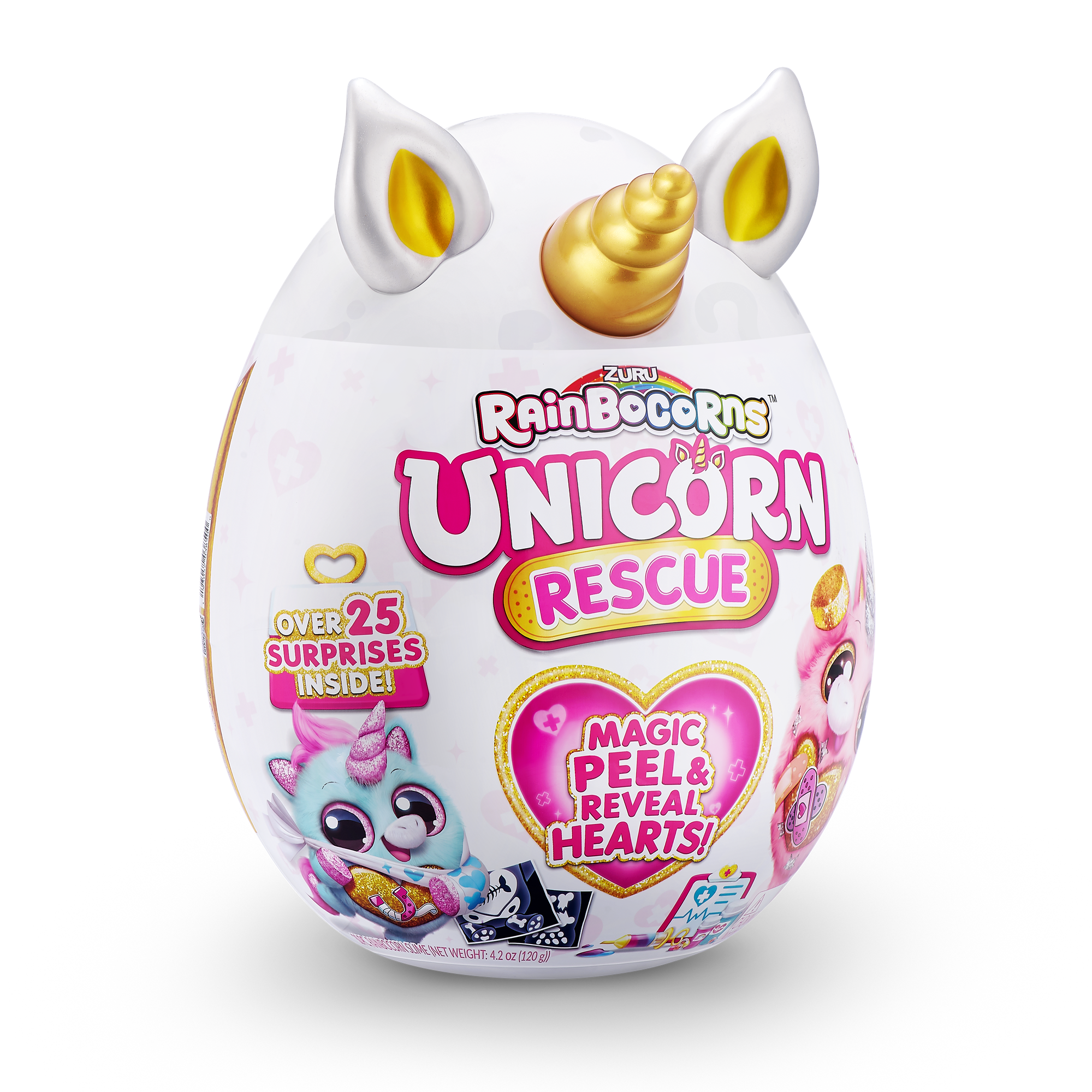 Игрушка яйцо-сюрприз с мягкой игрушкой ZURU RAINBOCORNS "Забота о единороге", 9262 — фото 1