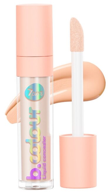 Консилер для лица 7 DAYS B.Colour Liquid Concealer т.01 Light 8 мл