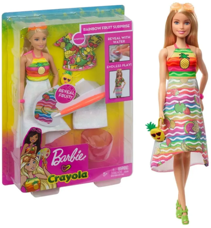 Кукла Barbie Крайола Радужный фруктовый сюрприз