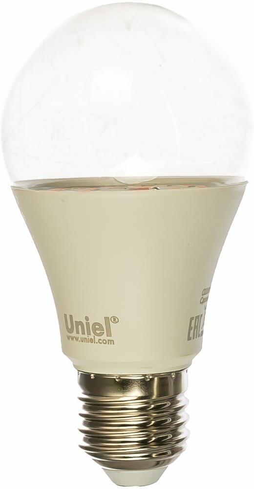 Светодиодная лампа для растений Uniel LED-A60-9W/SP/E27/CL ALM01WH 9645