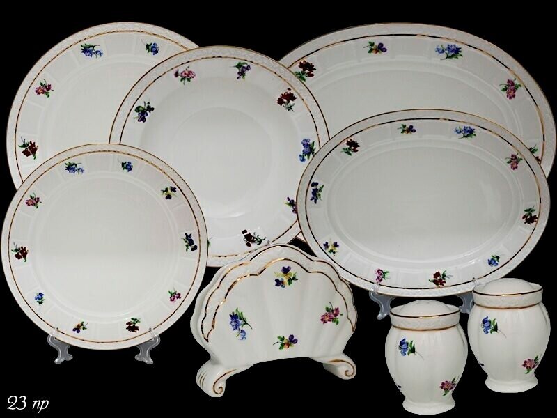 фото Обеденный сервиз 23 предмета, Фарфор Lenardi (179526)