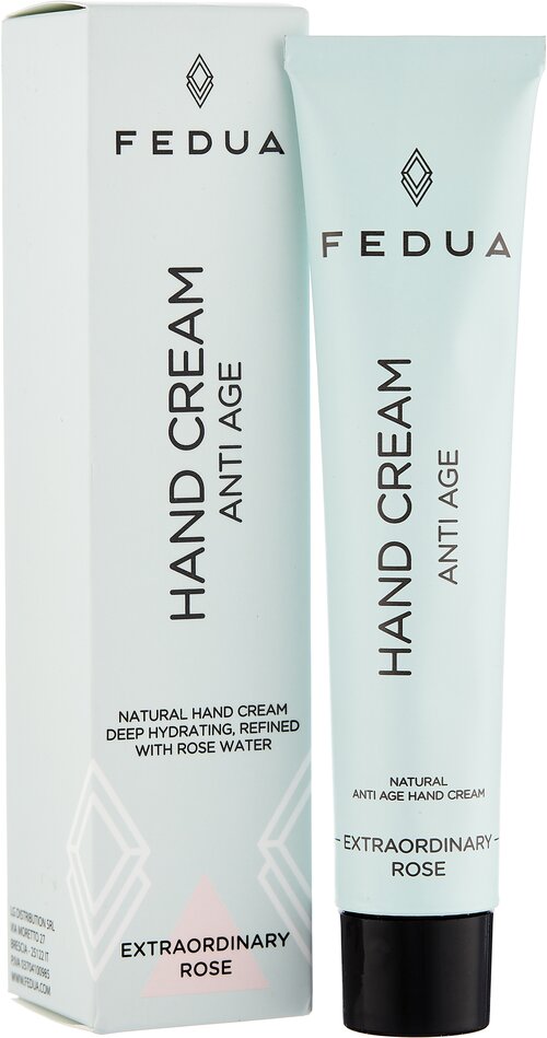 Fedua - Hand Cream Anti-Age Extraordinary Rose - Крем для рук c ароматом розы