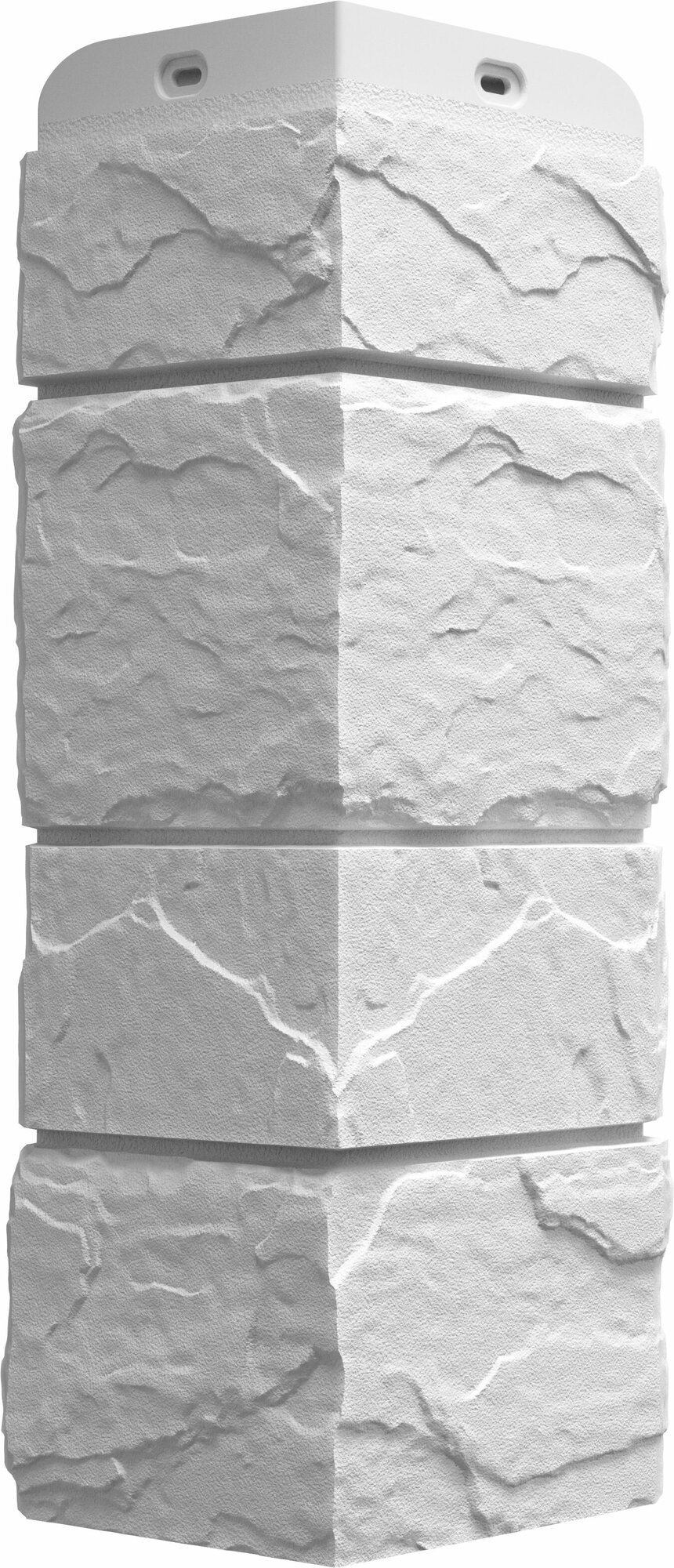 Угол Dacha слоистый камень 406x19.5 мм белый