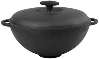 Арт.Ч30130к Кастрюля "WOK" 300х130 5,5л с двумя ручками + крышка