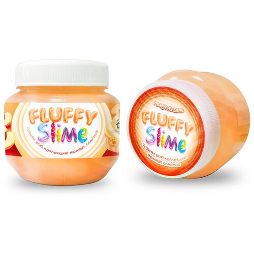 Слайм большой Monster's Slime Флаффи, 250 мл, персик