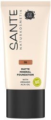 Sante Naturkosmetik Тональный крем Matte Mineral Foundation, 30 мл, оттенок: 06 карамельный