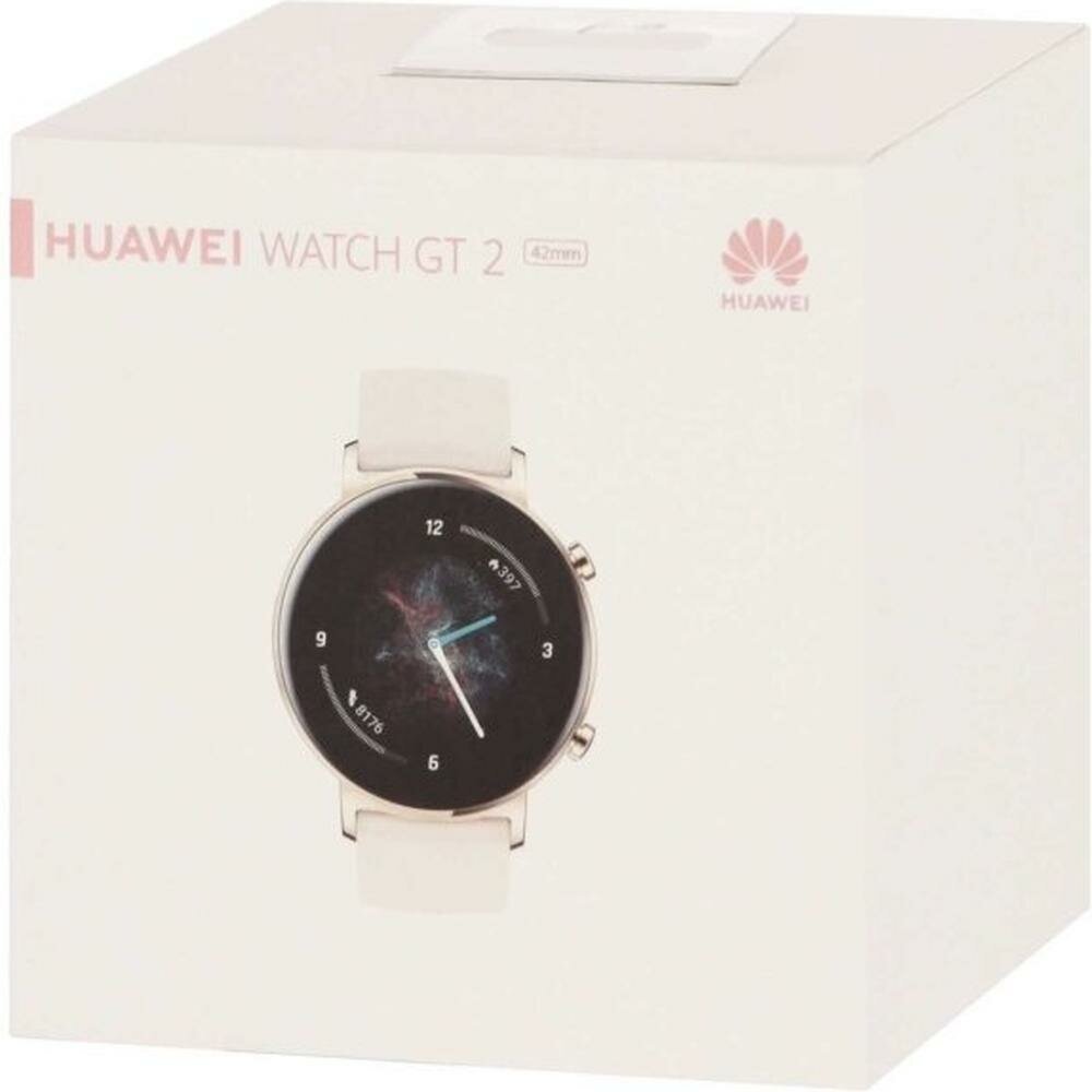 Смарт-часы HUAWEI Watch GT 2 Latona-B19S, 1.39", черный / коричневый [55024334] - фото №6
