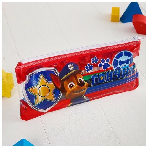 Щенячий патруль. Пенал детский Гончик, 21*9,5 см, PAW PATROL игровые фигурки щенячий патруль paw patrol фигурка гончик