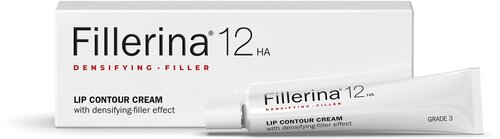 Fillerina Укрепляющий крем для контура губ Fillerina 12 Densifying-Filler Lip Contour Cream, уровень 3 15 мл