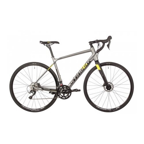 Велосипед STINGER 700C STREAM PRO серый алюминий размер S подс труба 48см верхняя труба 54см 11159800₽