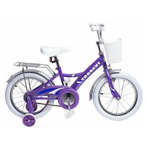 Велосипед детский TORRENT Cristal + корзина Фиолет