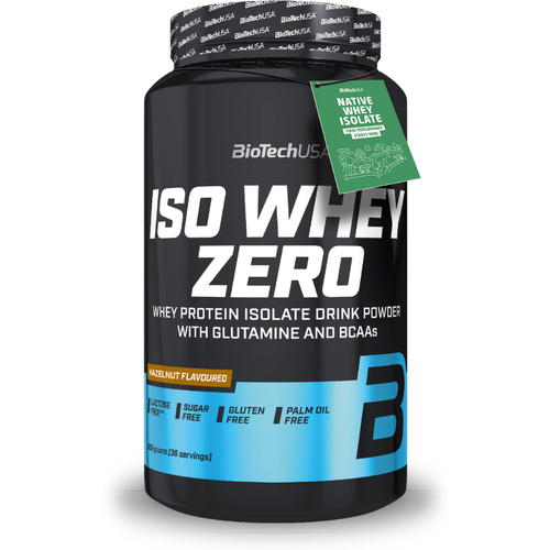 Протеин BioTechUSA Iso Whey Zero, 908 гр., фундук