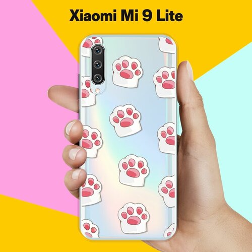 Силиконовый чехол на Xiaomi Mi 9 Lite Лапки / для Сяоми Ми 9 Лайт