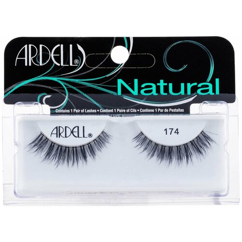 Ardell накладные ресницы Natural Fashion Lash 174, black, 2 шт.