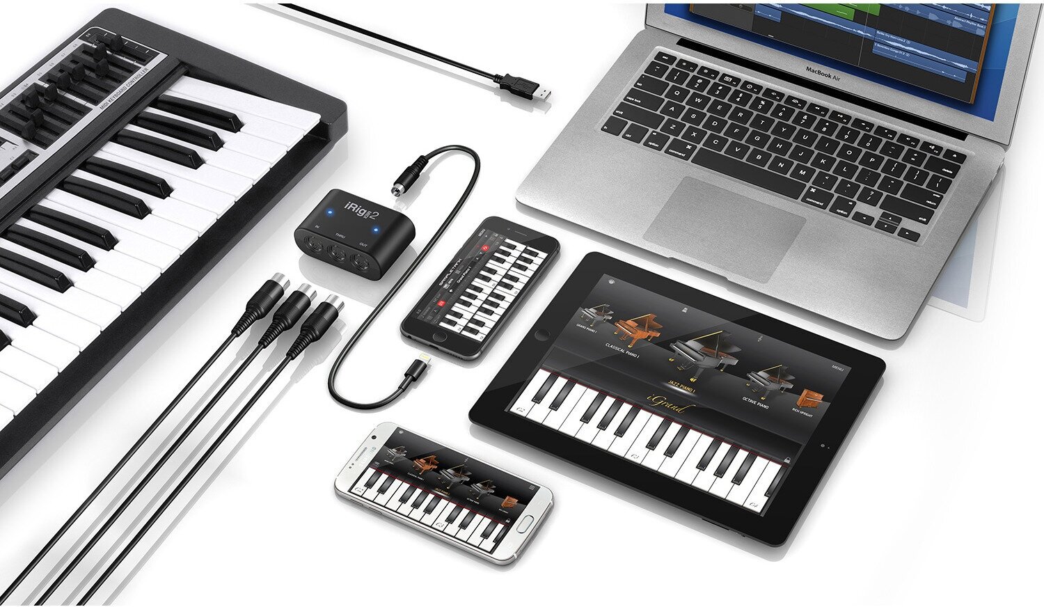 Миди контроллер IK MULTIMEDIA iRig MIDI 2