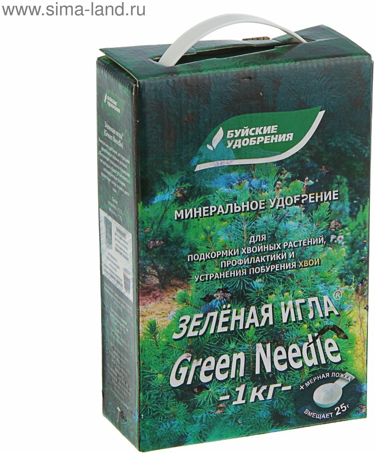 Удобрение минеральное, "Зеленая Игла", для хвойных, 1 кг