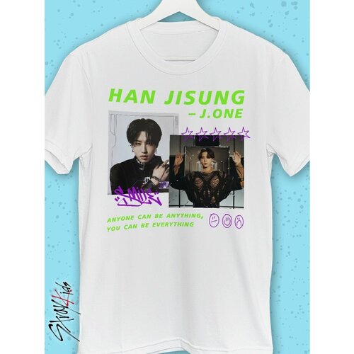 фото Футболка размер 50, черный, белый hilari geek