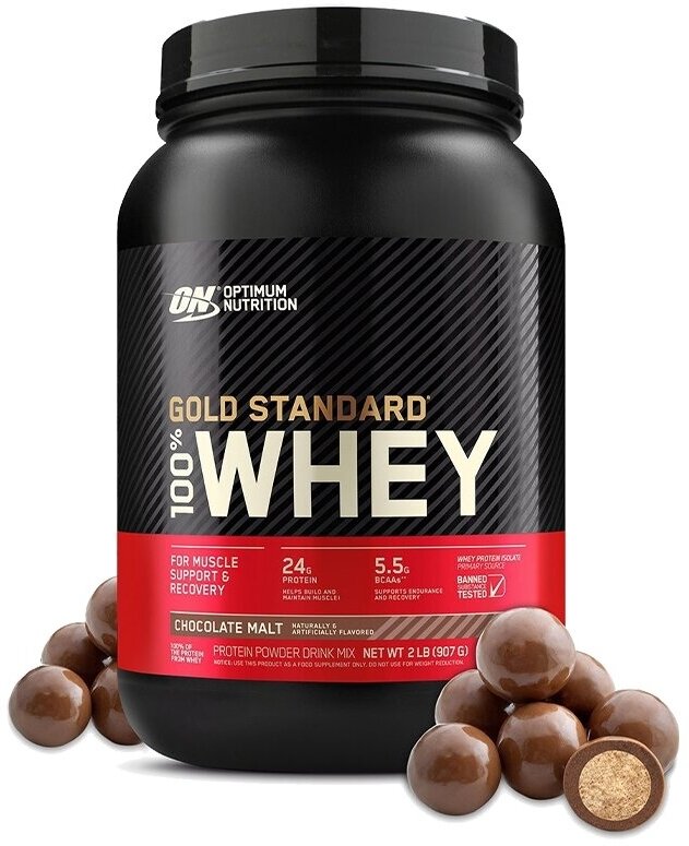 Протеин Optimum Nutrition 100% Whey Gold Standard 907 г шоколадно-арахисовая паста