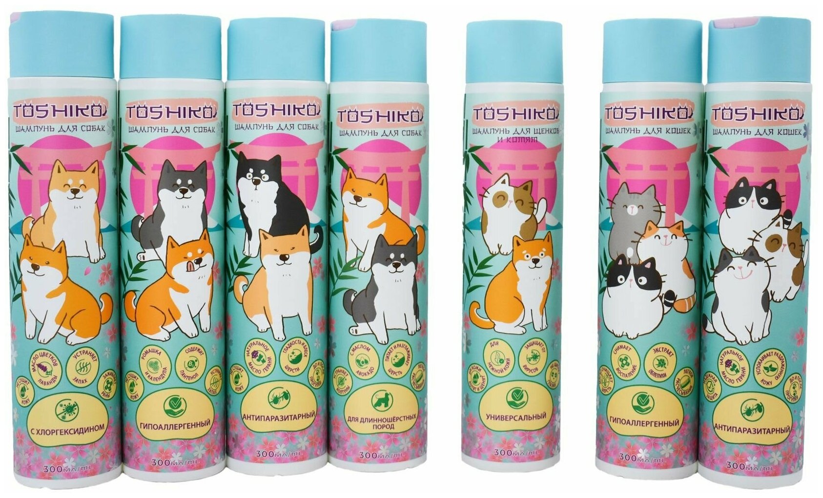 Шампунь для котят и щенков Toshiko, упаковка 2 шт х 300 мл - фотография № 7