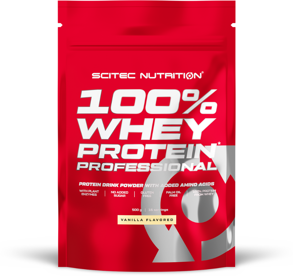 Scitec Nutrition 100% Whey Protein Professional 500 гр, ваниль