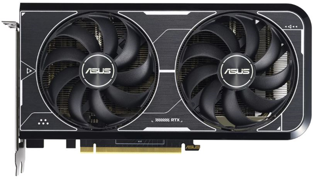 Видеокарта Asus PCI-E 4.0 DUAL-RTX3060TI-O8GD6X NVIDIA GeForce RTX 3060Ti 8192Mb 256 GDDR6 1710/14000 HDMIx2 DPx3 HDCP Ret