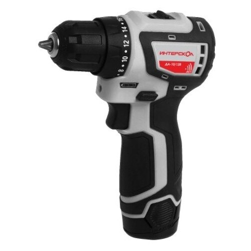 ИНТЕРСКОЛ ДА-1012В бесщеточная аккумуляторная дрель-шуруповерт 6871270 Li-ion картон 2 аккум 15Ач 1044500₽