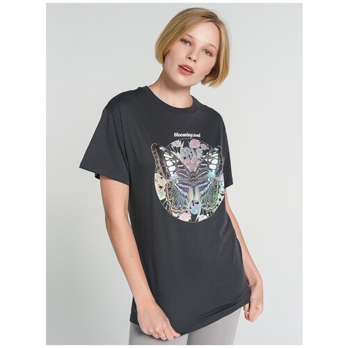 фото Футболка твое 79982 цвет: темно-серый m