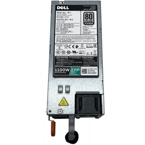 Резервный Блок Питания Dell 0CMPGM 1100W блок питания dell 6d1mj 1100w