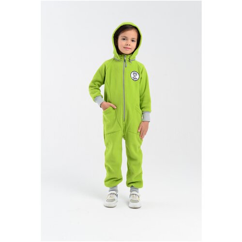 фото Комбинезон флисовый с капюшоном размер 110 см радка