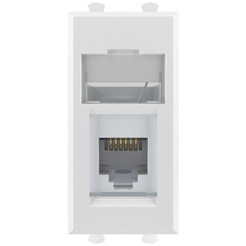 DKC  Розетка 1мод. телефонная RJ-12 Avanti Белое облако  4400311 розетка телефонная rj 12 dkc avanti 4402311