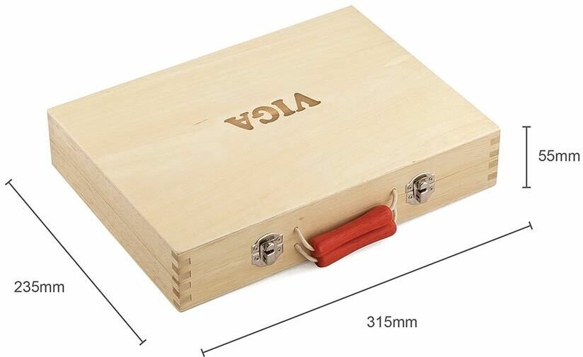 Чемодан с инструментами (12 предметов) (дерево) Viga 50388 — фото 1