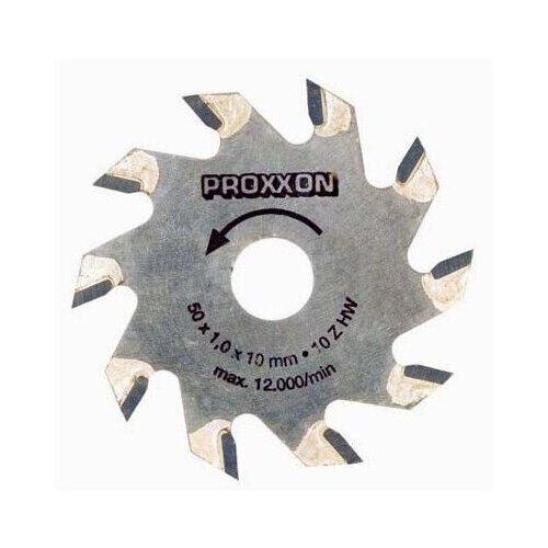 твердосплавной диск 50 мм для циркулярной пилы ks 230 Диск Proxxon 50 мм с твердосплавными напайками для циркулярной пилы KS230, 28016