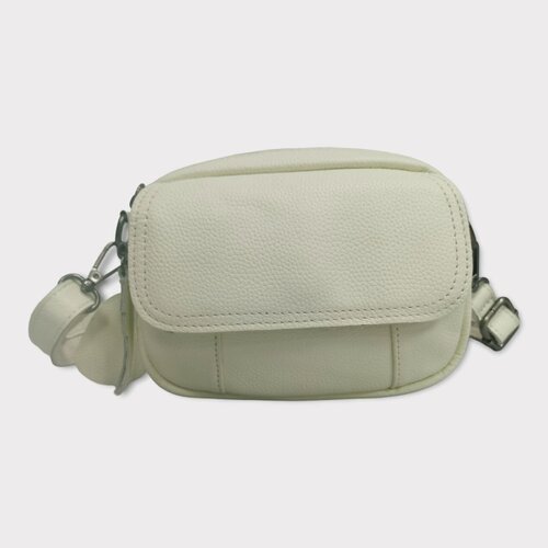 фото Сумка кросс-боди , фактура гладкая, бежевый bruono