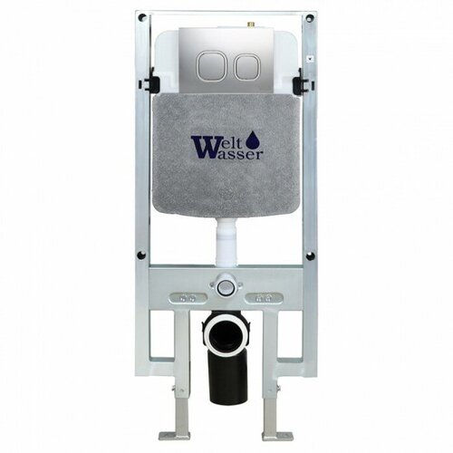 Инсталляция для подвесного унитаза WeltWasser WW Amberg 497 ST с клавишей RD CR