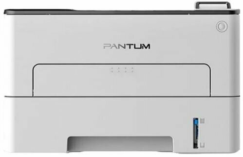Принтер монохромный Pantum P3010DW А4, 30 стр/мин, 1200 X 1200 dpi, 128Мб RAM, дуплекс, лоток 250 л, USB/WiFi, серый, стартовый комплект