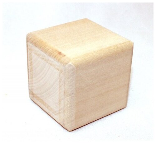 Кубик деревянный 6 см