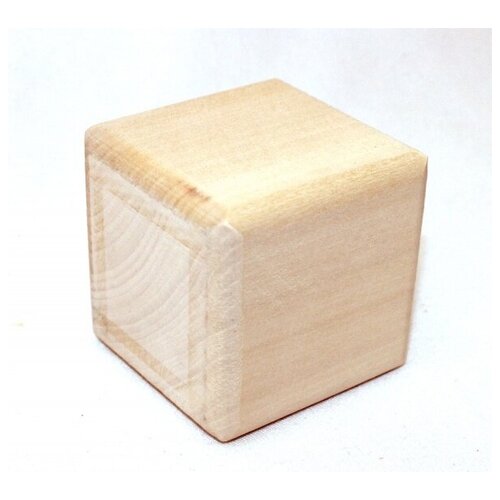 Кубик деревянный 6 см