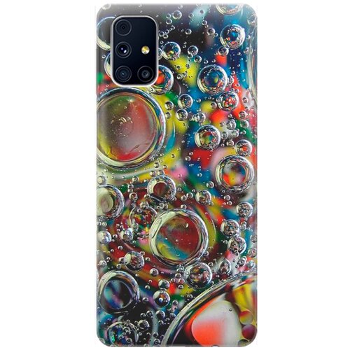 фото Ультратонкий силиконовый чехол-накладка для samsung galaxy m31s с принтом "маленькие пузырьки" gosso