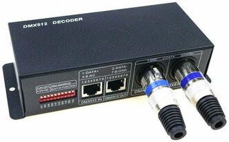 Универсальный DMX декодер сигнала в SPI/аналоговый сигнал RGBW+CCT (5в1) SP201E