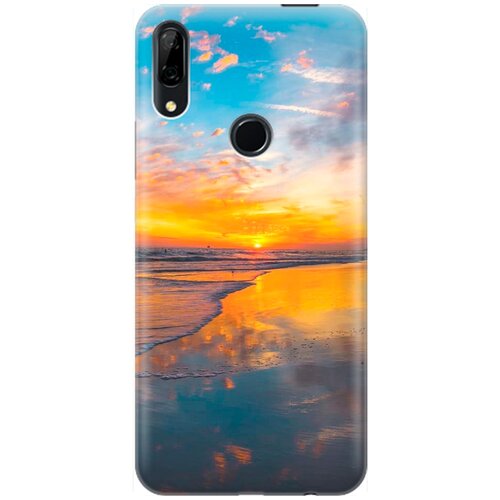 фото Re:pa накладка transparent для huawei p smart z / honor 9x с принтом "закат на пляже"
