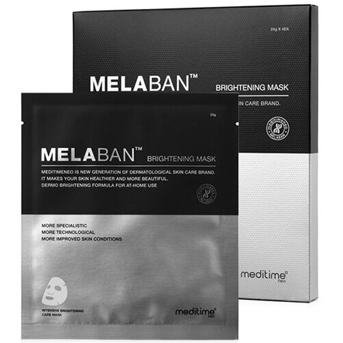 Маска Meditime Осветляющая маска / Melaban Brightening Mask 24 гр х 4 шт