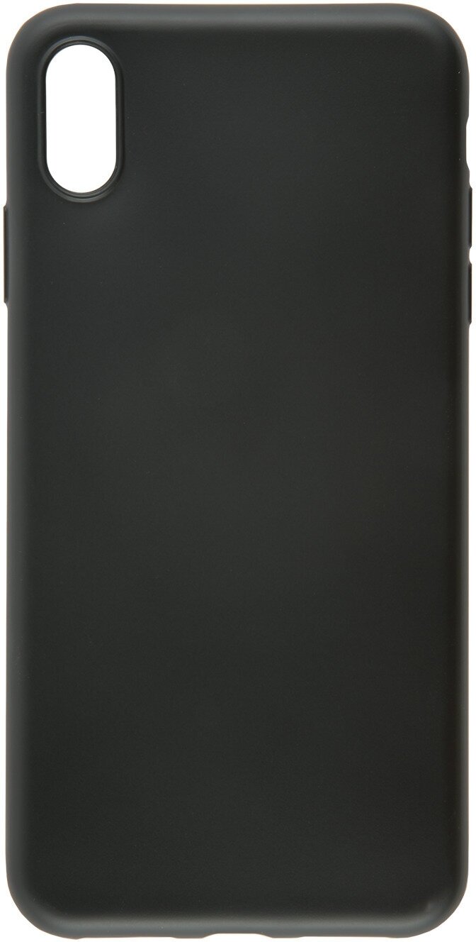 Защитный чехол-крышка на iPhone XS Max/ Айфон Икс Макс (6.5")/ пластик, силикон (черный)