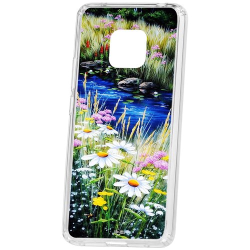 фото Чехол на huawei mate 20 pro kruche print ромашки у ручья кruче