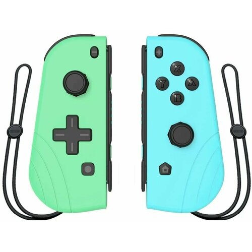 Joy - Con Геймпады с вибрацией беспроводные для Switch Nintendo 2 контроллера зеленый голубой корпус airpods 1 2 левый и правый