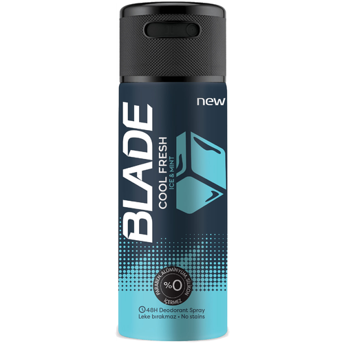 Дезодорант-спрей мужской Blade deo cool fresh, 150мл лавандовый дезодорирующий спрей для подмышек с запахом пота спрей с запахом для тела дезодорант лосьон с плохим запахом дезодорант для те