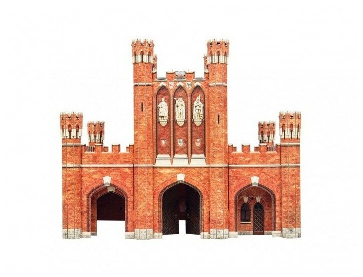 фото Сборная модель Умная Бумага Королевские ворота. Россия, Калининград (362) 1:120