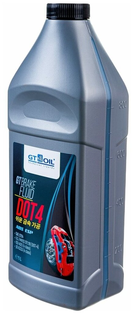 Тормозная Жидкость Gt Brake Fluid Dot 4 1l GT OIL арт. 8809059410226